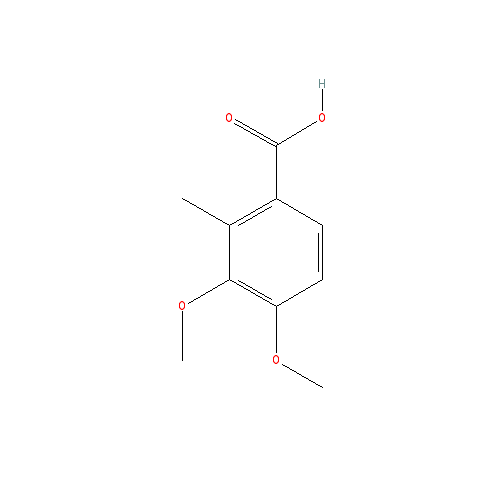 Chemical structure of 3,4-Dimethoxy-2-methylbenzoic Acid