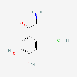Chemical structure of Noradenalone hydrochloride