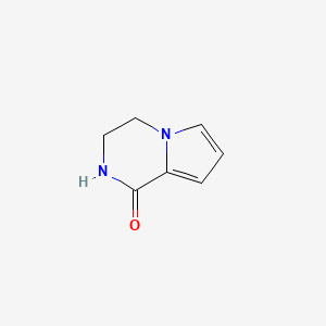 Chemical structure of 3,4-Dihydropyrrolo[1,2-a]pyrazin-1(2H)-one
