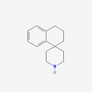 Chemical structure of 3,4-Dihydro-2H-Spiro[Naphthalene-1,4'-Piperidine]