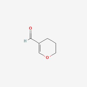 Chemical structure of 3,4-Dihydro-2H-pyran-5-carbaldehyde