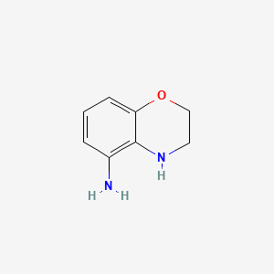 Chemical structure of 3,4-dihydro-2H-benzo[b][1,4]oxazin-5-amine