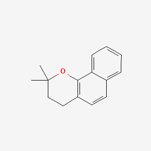 Chemical structure of 3,4-Dihydro-2,2-dimethyl-2H-naphtho[1,2-b]pyran