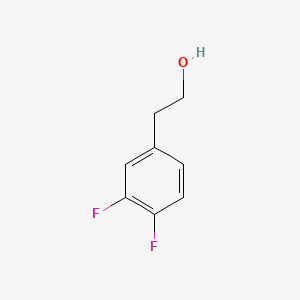 Chemical structure of 3,4-Difluorophenethanol