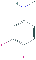 Chemical structure of 3,4-Difluoro-N-methylaniline