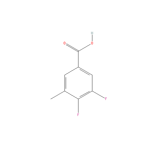 Chemical structure of 3,4-Difluoro-5-methylbenzoic acid