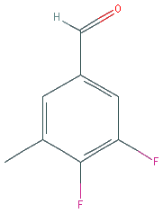 Chemical structure of 3,4-Difluoro-5-methylbenzaldehyde
