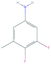 Chemical structure of 3,4-Difluoro-5-methylaniline