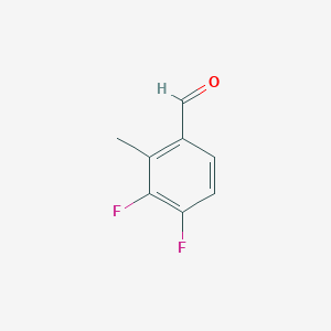 Chemical structure of 3,4-Difluoro-2-methylbenzaldehyde