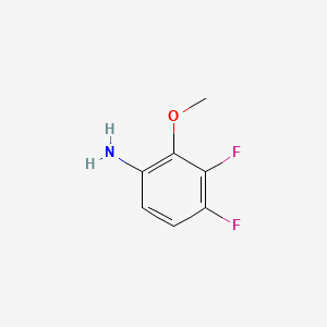 Chemical structure of 3,4-Difluoro-2-methoxyaniline