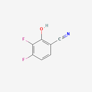 Chemical structure of 3,4-Difluoro-2-hydroxybenzonitrile