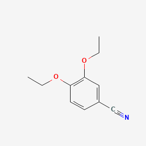 Chemical structure of 3,4-Diethoxybenzonitrile