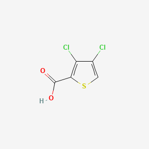 Chemical structure of 3,4-Dichlorothiophene-2-carboxylic acid
