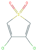 Chemical structure of 3,4-Dichlorothiophene 1,1-Dioxide