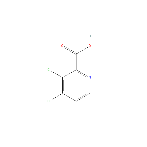 Chemical structure of 3,4-Dichloropyridine-2-carboxylic Acid
