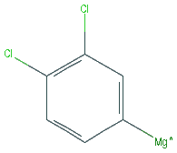 Chemical structure of 3,4-DichlorophenylMagnesiuM broMide
