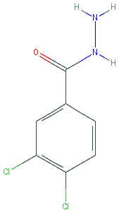 Chemical structure of 3,4-Dichlorobenzhydrazide