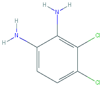 Chemical structure of 3,4-Dichlorobenzene-1,2-diamine