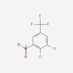 Chemical structure of 3,4-Dichloro-5-nitrobenzotrifluoride