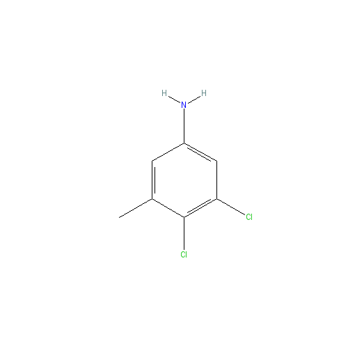 Chemical structure of 3,4-Dichloro-5-methylaniline