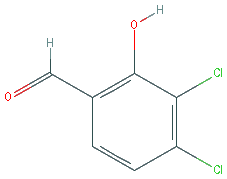 Chemical structure of 3,4-Dichloro-2-hydroxybenzaldehyde