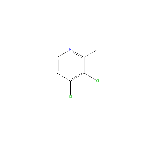 Chemical structure of 3,4-Dichloro-2-fluoropyridine