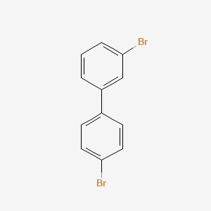 Chemical structure of 3,4'-dibromobiphenyl