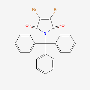 Chemical structure of N-Trityl-2,3-dibromomaleimide