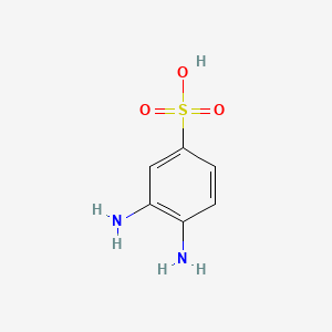 Chemical structure of 3,4-Diaminobenzenesulfonic acid