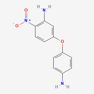 Chemical structure of 3,4'-Diamino-4-nitrodiphenyl Ether