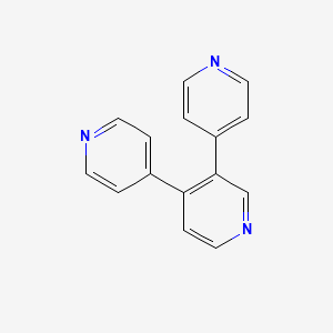 Chemical structure of 3,4-DI(PYRIDIN-4-YL)PYRIDINE