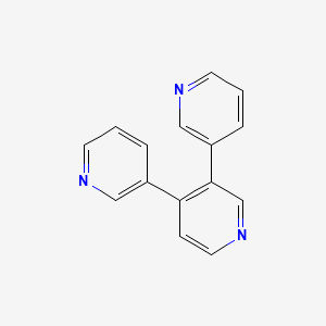 Chemical structure of 3,4-DI(PYRIDIN-3-YL)PYRIDINE