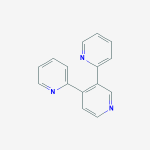 Chemical structure of 3,4-DI(PYRIDIN-2-YL)PYRIDINE