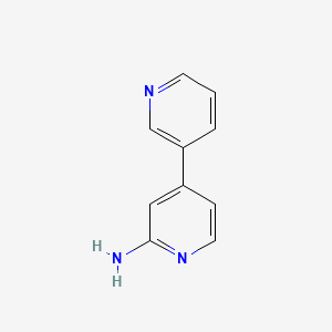 Chemical structure of 3,4'-Bipyridin-2'-amine