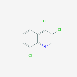 Chemical structure of 3,4,8-Trichloroquinoline
