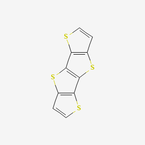 Chemical structure of 3,4,7,8-Tetrathiadicyclopenta[a,e]pentalene