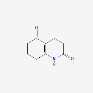Chemical structure of 3,4,7,8-Tetrahydroquinoline-2,5(1H,6H)-dione