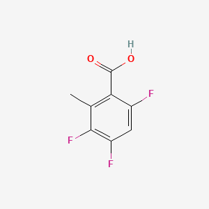 Chemical structure of 3,4,6-Trifluoro-2-methylbenzoic Acid