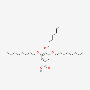 Chemical structure of 3,4,5-Tri(octyloxy)benzoic acid