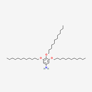 Chemical structure of 3,4,5-Tris(dodecyloxy)aniline