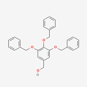Chemical structure of 3,4,5-Tris(benzyloxy)benzyl Alcohol
