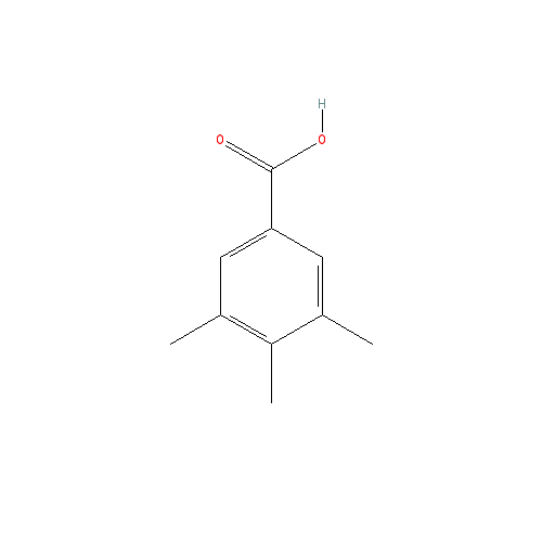 Chemical structure of 3,4,5-Trimethylbenzoic acid