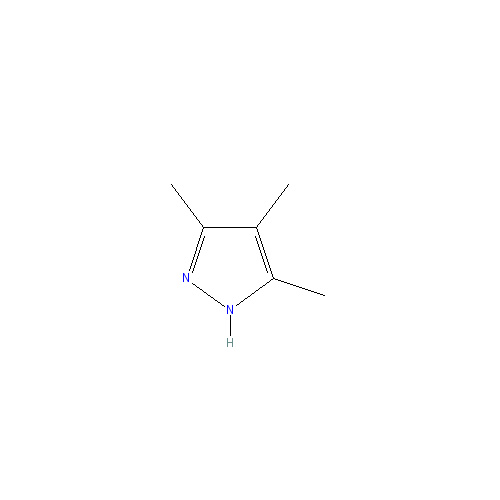 Chemical structure of 3,4,5-Trimethylpyrazole