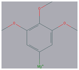 Chemical structure of 3,4,5-Trimethoxyphenylmagnesium bromide