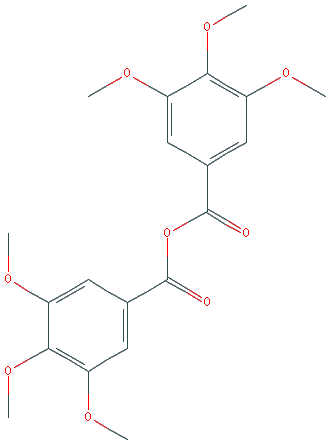 Chemical structure of 3,4,5-Trimethoxybenzoic Anhydride