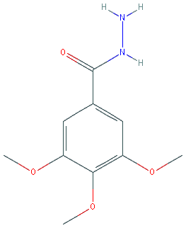 Chemical structure of 3,4,5-Trimethoxybenzohydrazide