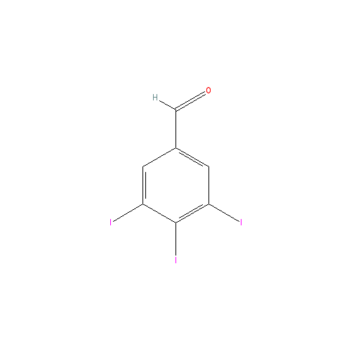 Chemical structure of 3,4,5-Triiodobenzaldehyde
