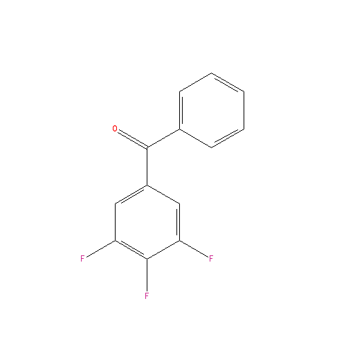 Chemical structure of 3,4,5-Trifluorobenzophenone
