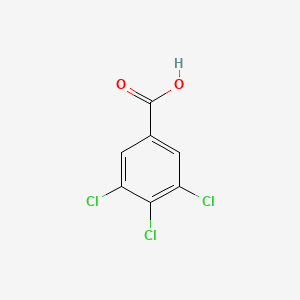 Chemical structure of 3,4,5-Trichlorobenzoic Acid