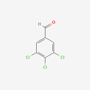 Chemical structure of 3,4,5-Trichlorobenzaldehyde
